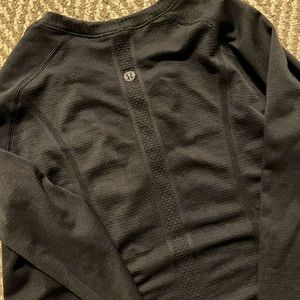 lululemon swiftly tech long sleeve-black -new